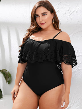 Maiô Plus Size Feminino Ciganinha Preto