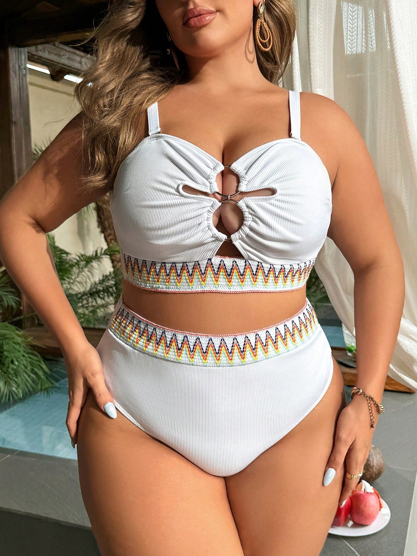 Biquíni Plus Size Hot Pant Alta Sustentação